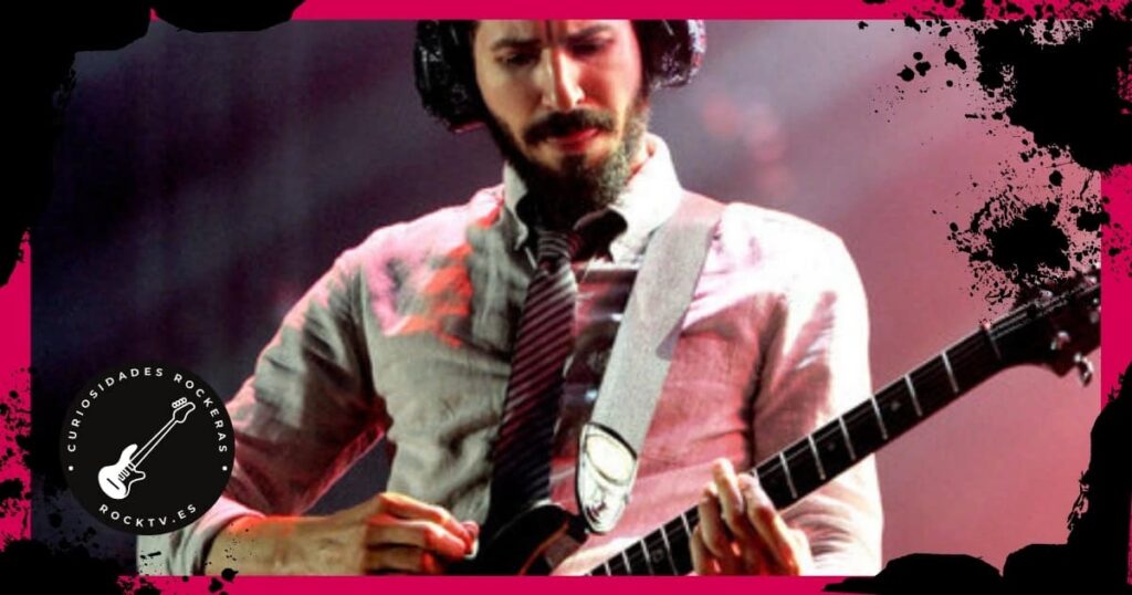 Brad Delson con barba