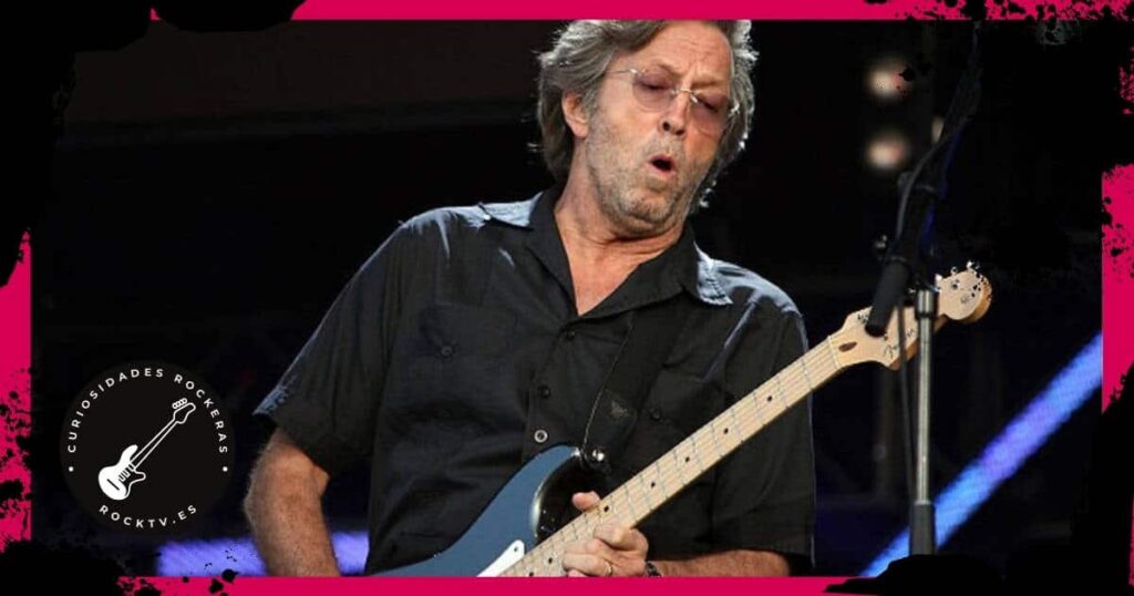 Foto en color de Eric Clapton